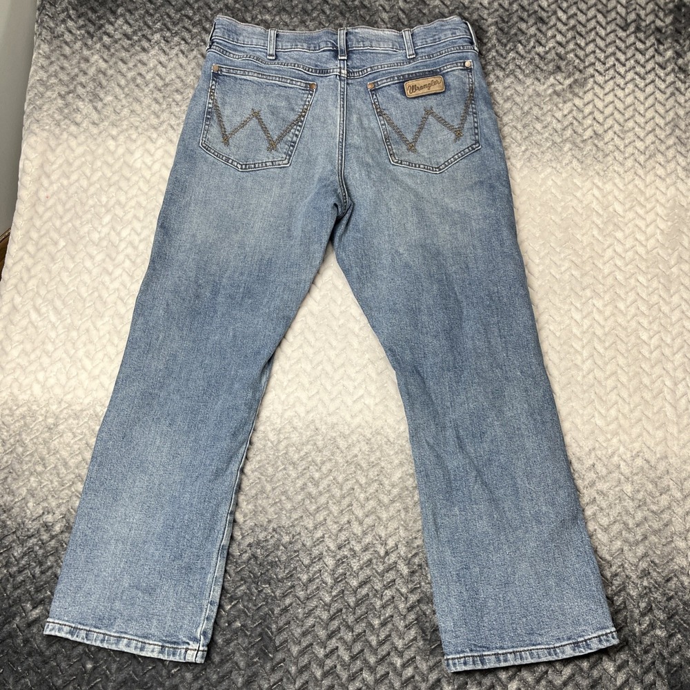 Wrangler Retro Relaxed Boot Jeans Mens 34x30(29") Medium Wash Bootcut Denim